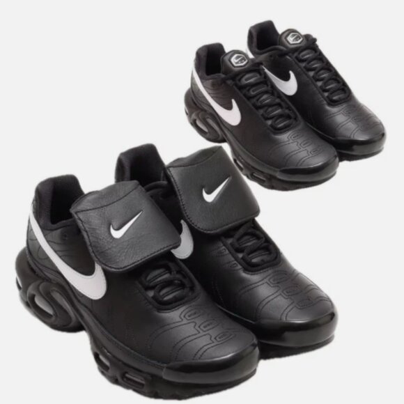 Nike Air Max Plus Tiempo Black White Wmns "MULTIPLE SIZE & FAST SHIP" - Picture 1 of 8